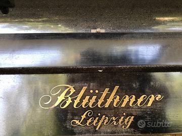 Pianoforte verticale antico Bluthner Leipzig da re
