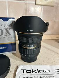 Tokina 11-20mm f2.8 Nikon con Filtro Gobe 82mm