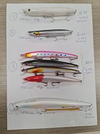 artificiali da spinning cloni e originali