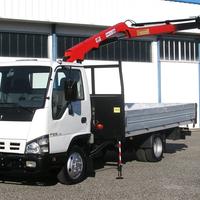 Isuzu L35 GRU E CASSONE FISSO