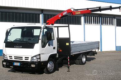 Isuzu L35 GRU E CASSONE FISSO