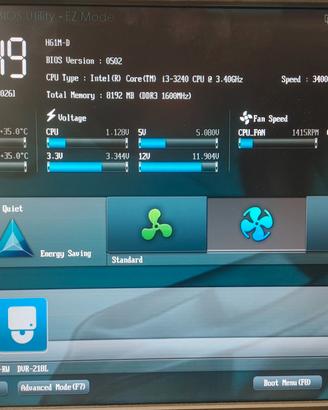 componenti pc semi completo