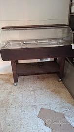 vetrina per alimenti da ristorante