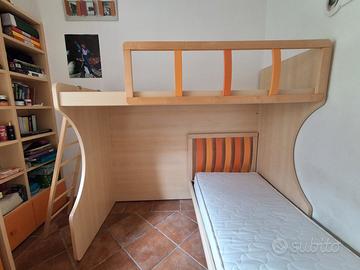 Struttura letto a soppalco