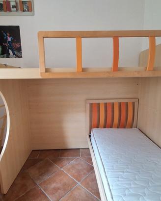 Struttura letto a soppalco
