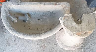 Lavandino da giardino stile antico