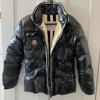Piumino Moncler nero bambina/o neve o sci