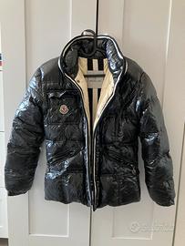 Piumino Moncler nero bambina/o neve o sci