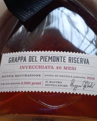 Grappa Luigi Francoli riserva del Piemonte 2018