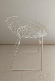 Sedia Early Wire vintage di Cees Braakman per Ums 