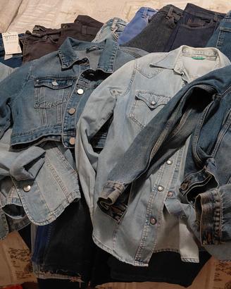 capi vari in jeans taglia 42