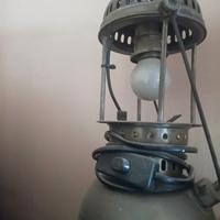 antica lampada campeggio.