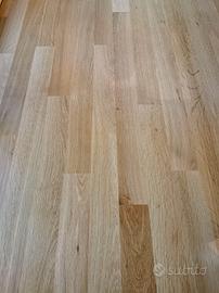 Parquet Listoni Rovere Naturale 1 scelta massello 