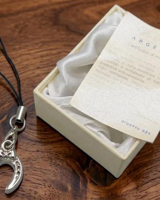 Charm Ferro di Cavallo Portafortuna - ARGENTO 925