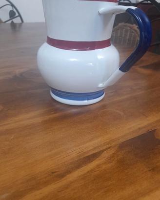 Brocca in ferro smaltata vintage anni 80