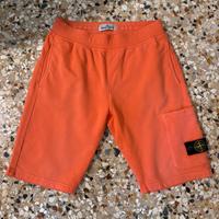 Stone Island Junior shorts in felpa di cotone