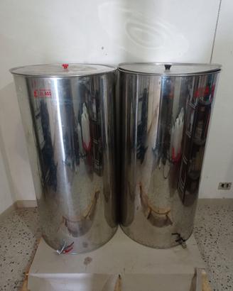 Contenitori acciaio inox da 400lt