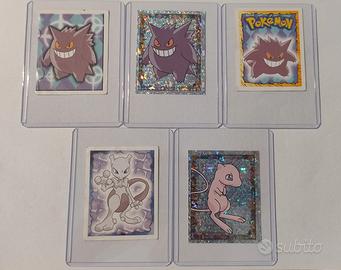 Lotto figurine Pokémon - Gengar, Mew e Mewtwo 