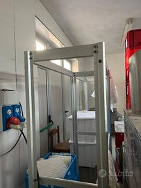 castelletto in alluminio per macelleria 