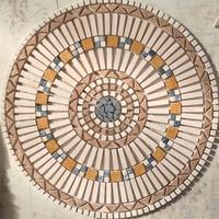 mosaico marmo pavimento piastrelle esterno tavoli