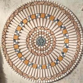 mosaico marmo pavimento piastrelle esterno tavoli