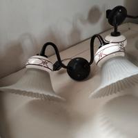 applique e lampadario stile country 