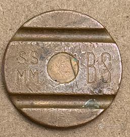 Gettone tram Brescia - token jeton