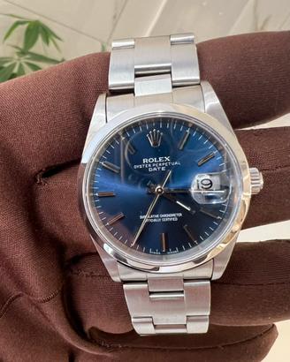 Rolex Date Blu
