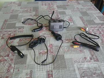 Stock 4 pz caricabatterie auto,multiprise 12v,cavo