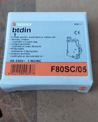 Contatto ausiliario Bticino F80SC/05 -  230v 6A