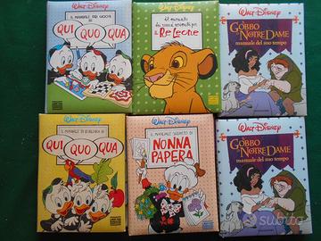 I MANUALI DI  WALT DISNEY LOTTO N. 7 ANCHE SINGOLI