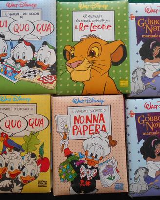 I MANUALI DI  WALT DISNEY LOTTO N. 7 ANCHE SINGOLI