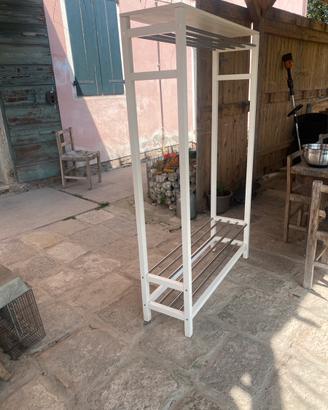 appendiabiti da terra rastrelliera