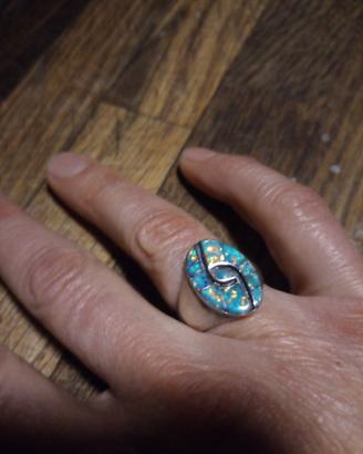 anello indiani d'america madreperla
