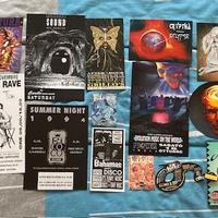 Biglietti flyers vari discoteche anni 90