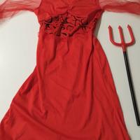 Costume carnevale  bambina, Diavoletta  7/9 anni