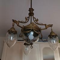 prestigioso lampadario antico "stile Littorio"