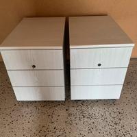 2 cassettiere scrivania