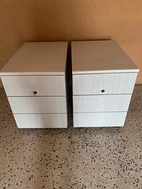 2 cassettiere scrivania