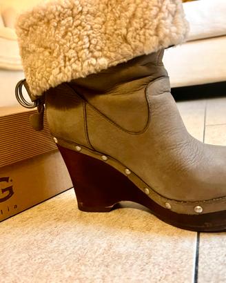 Stivaletto Ugg Australia n 37 con plateau donna