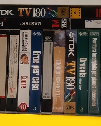 Collezione stock di multi cassette vhs film cinema