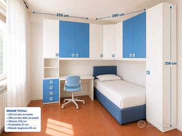 Cameretta Mondo Convenienza giessegi.