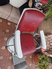 Sedia da barbiere originale Elettra Bologna CONDOR