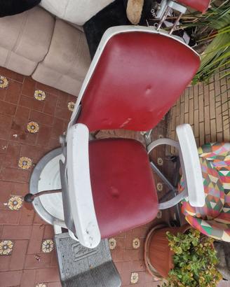Sedia da barbiere originale Elettra Bologna CONDOR