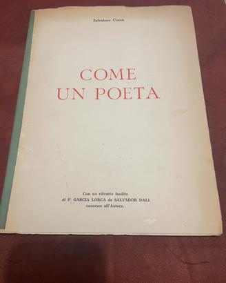 1955 raro “Come un poeta” , Cossù, con dedica