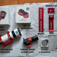 Setup camera astronomica deep sky