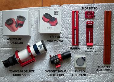 Setup camera astronomica deep sky