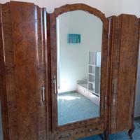 Armadio in legno con specchio fine 800'