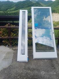 Porta finestra in legno con  vetrocamera