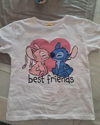 T shirt, maglietta mezza manica stitch